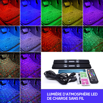 Lumière d'ambiance LED pour recharge sans fil