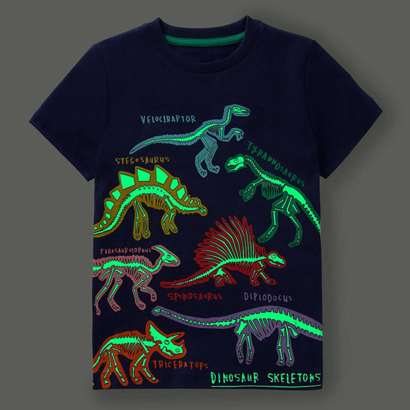 T-shirt Dinosaure Lumineux