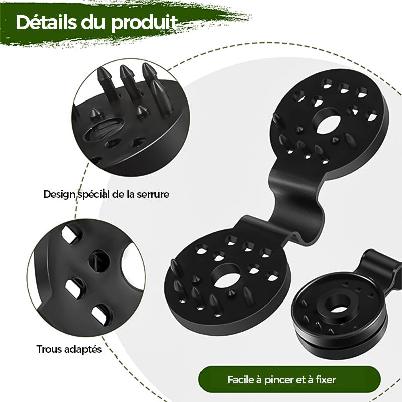 Clips plastiques pour toile d'ombrage