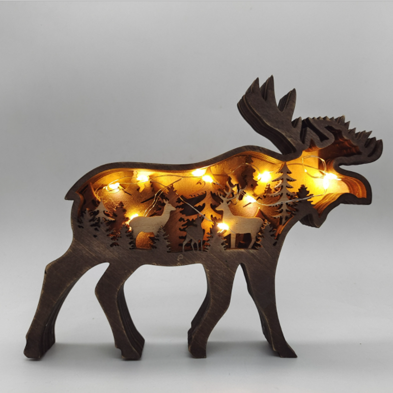 (🎅Vente de Noël anticipée🎅) Décoration d'animaux de la forêt créative de Noël