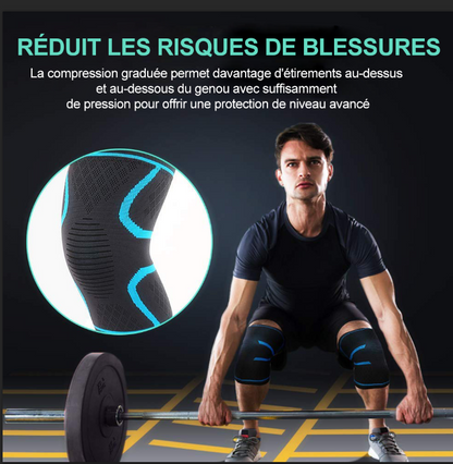 Genouillère Élastique Avec Effet De Compression