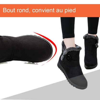 Bottes de neige chaudes pour femmes, 1 paire