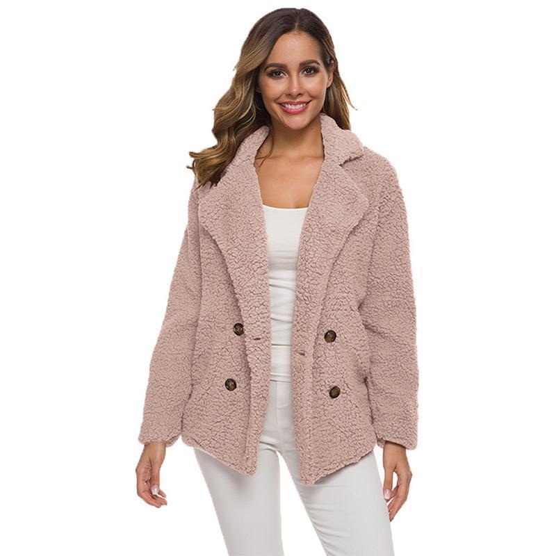 Veste en Peluche pour Femmes en Polaire