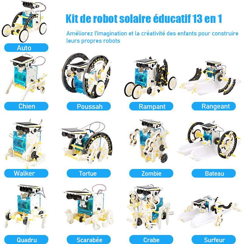 13 en 1 Kit de Robot Solaire Éducatif