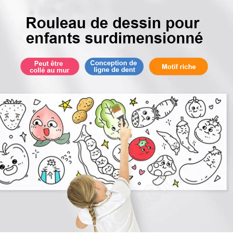 🎨Rouleau de Dessin pour Enfants