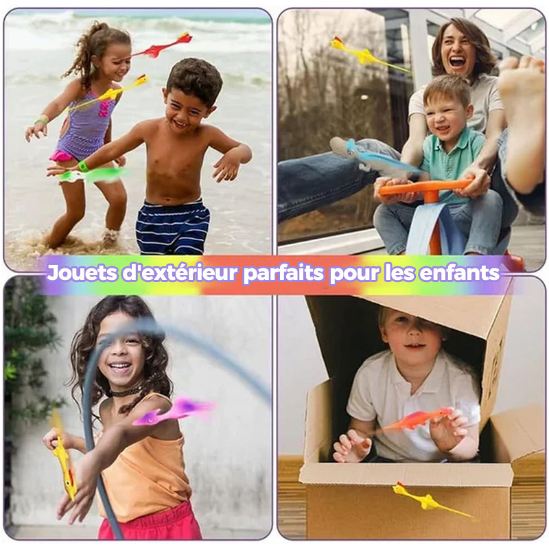 Jouets de doigt de dinosaure de fronde