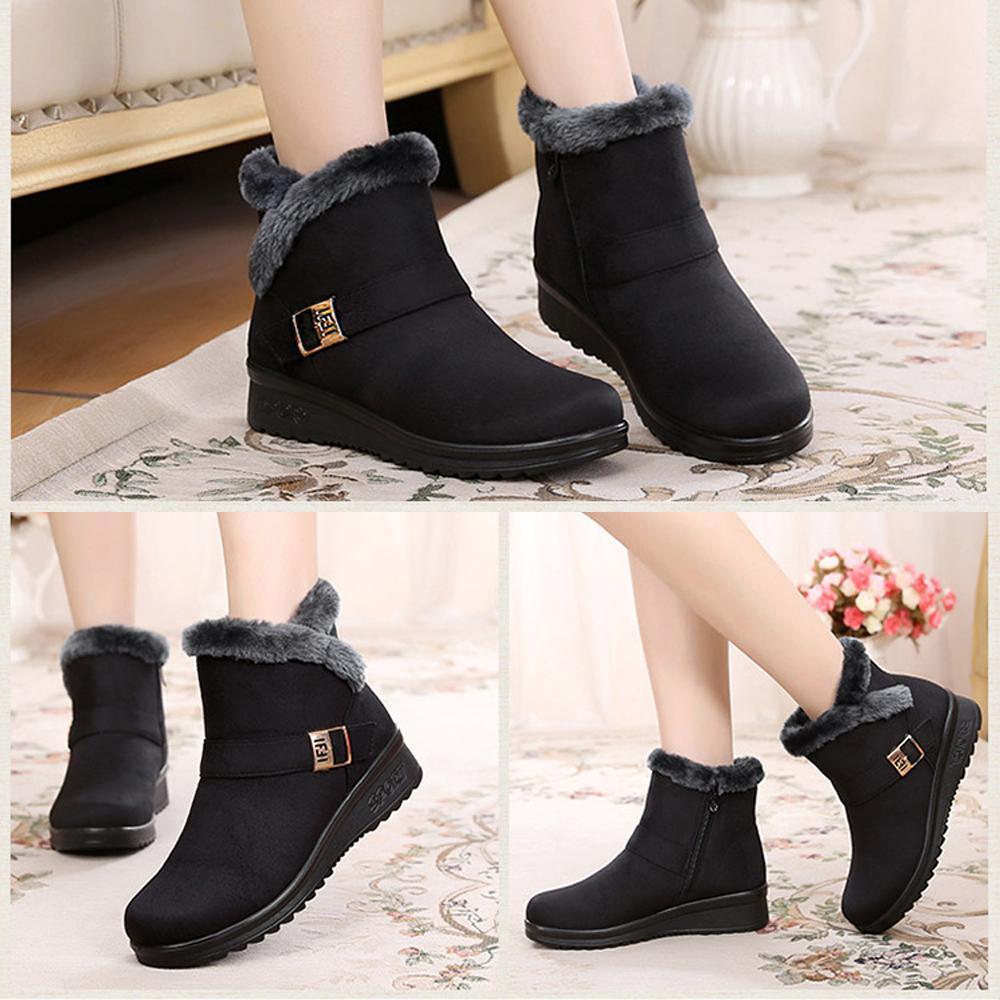 Bottes de neige chaudes pour femmes, 1 paire