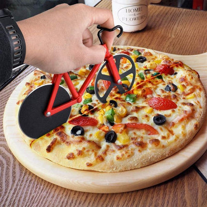 Couteau à Pizza en Forme de Vélo