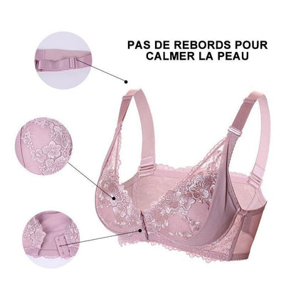 Fermeture Avant Soutien-gorge Broderie En Dentelle