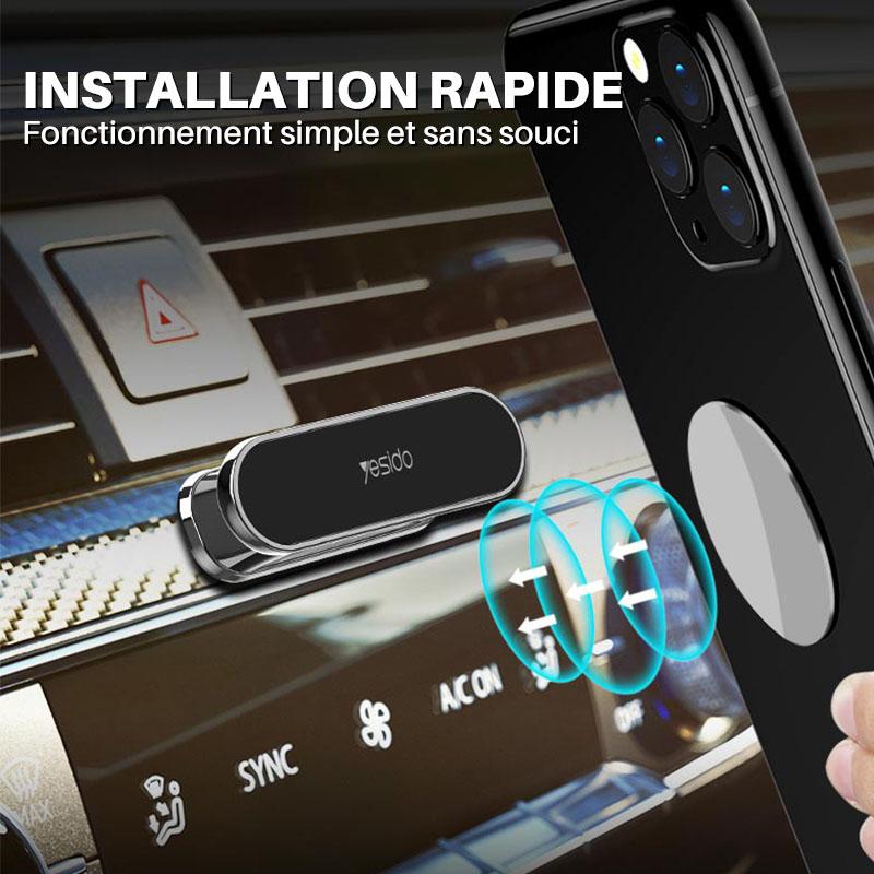 Support de Téléphone Magnétique Rotatif à 360 °