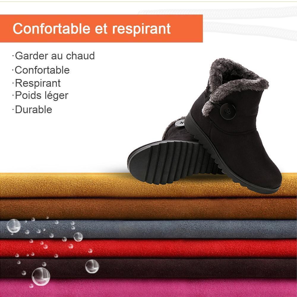 Bottes de neige chaudes pour femmes, 1 paire