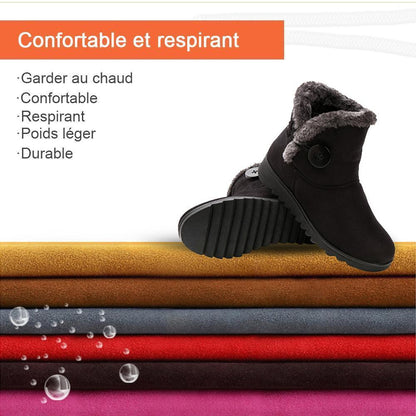 Bottes de neige chaudes pour femmes, 1 paire