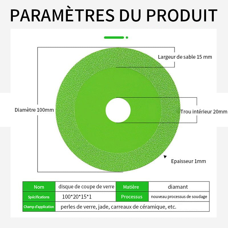 ✨Lame de scie diamantée dédiée multifonctionnelle