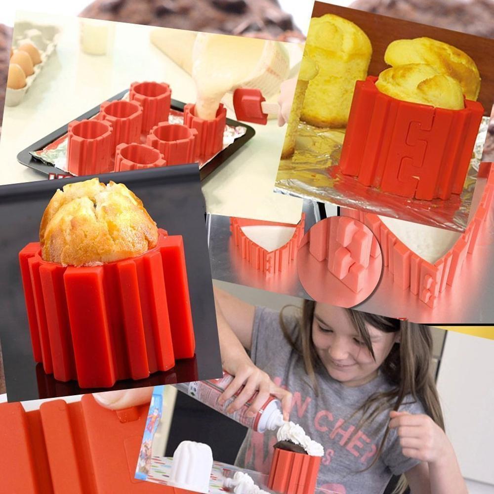 Bricolage Moule à Gâteaux en Silicone (4 pièces)