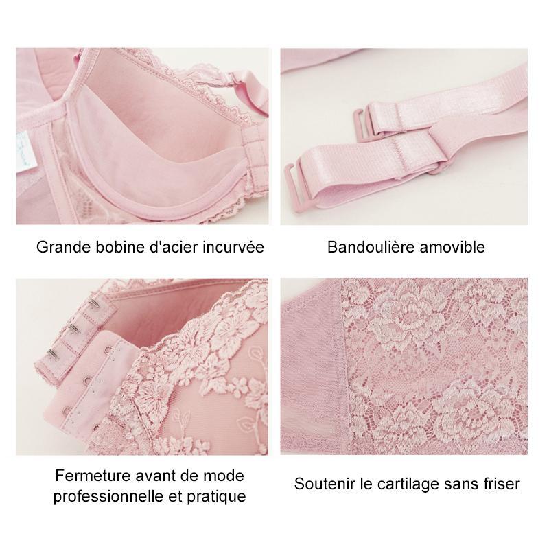 Fermeture Avant Soutien-gorge Broderie En Dentelle