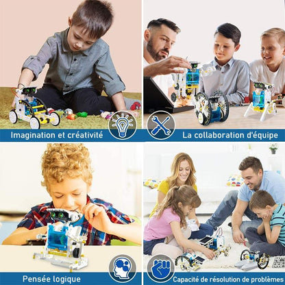 13 en 1 Kit de Robot Solaire Éducatif