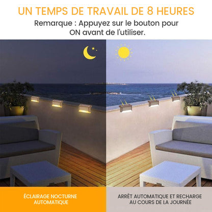 🚨Lampe solaire d'extérieur étanche