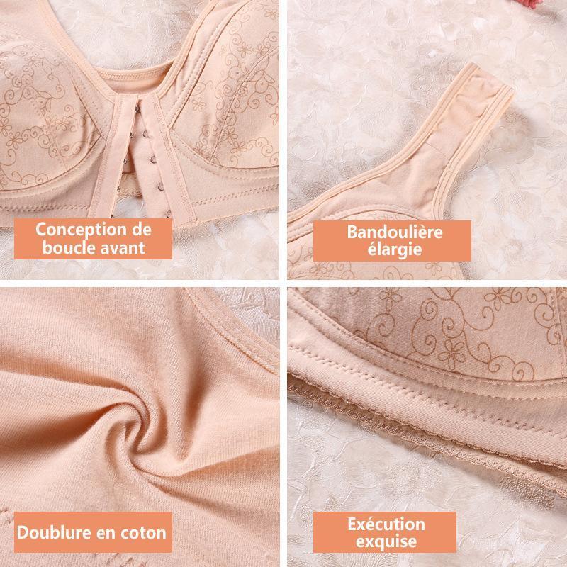 Soutien-gorge en Coton à Fermeture Avant