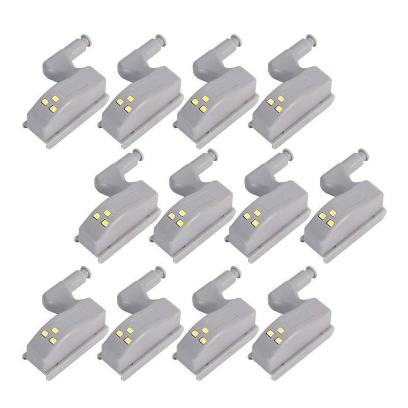 LED Lumière de Charnières pour Armoire (10 pièces)