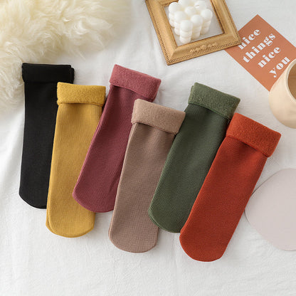 🔥Chaussettes d'Hiver avec Doublure en Peluche