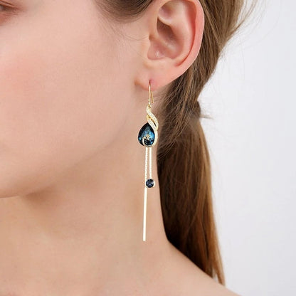 Boucles D'oreilles Paon