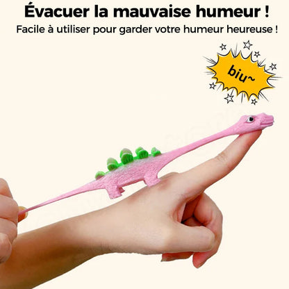 Jouets de doigt de dinosaure de fronde