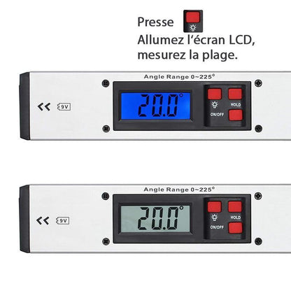 Mesureur D'angle avec Écran LCD Numérique