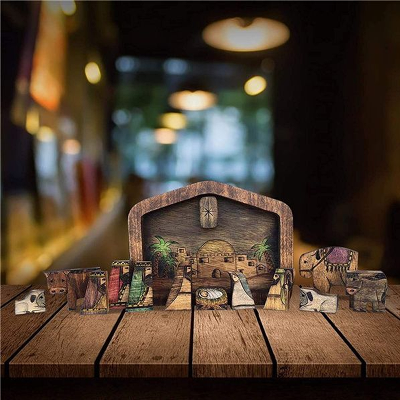 Ensemble de Puzzles en Bois Jésus