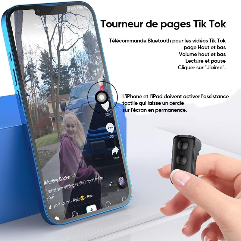 💍📳Télécommande de téléphone portable Bluetooth