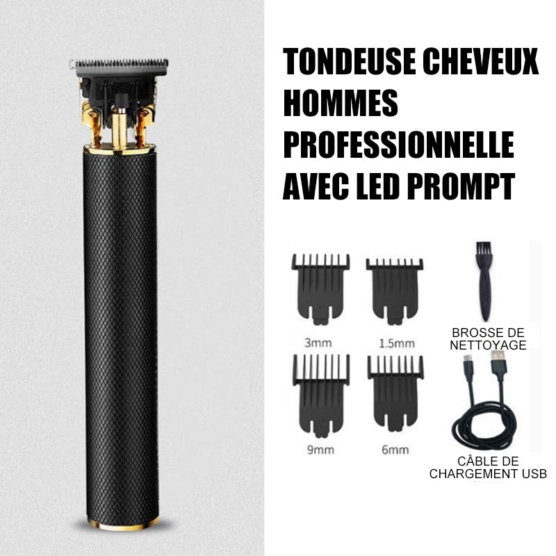 Nouveau Tondeuse Cheveux Hommes Professionnelle avec Lumière d'Invite à LED