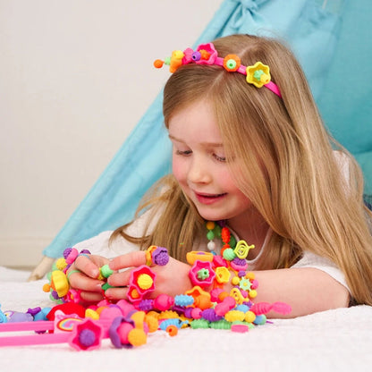 Perles Pop pour la création de bijoux pour enfants