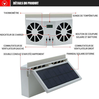 Ventilateur D'échappement Solaire De Voiture