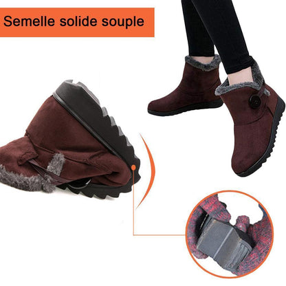 Bottes de neige chaudes pour femmes, 1 paire