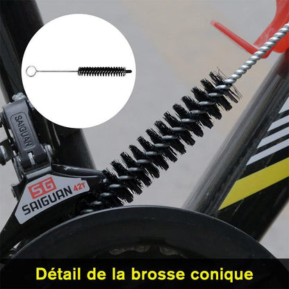 Kit de Nettoyage de Vélo (6 Pièces)