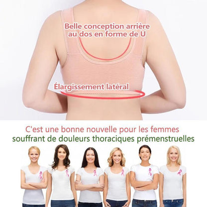 Soutien-gorge en Coton à Fermeture Avant