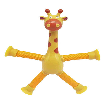 Jouet girafe télescopique avec ventouse