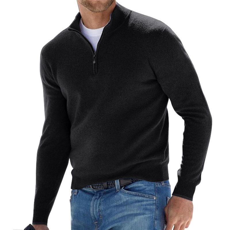 Pré-vente>>Pull Basique Zippé Pour Hommes