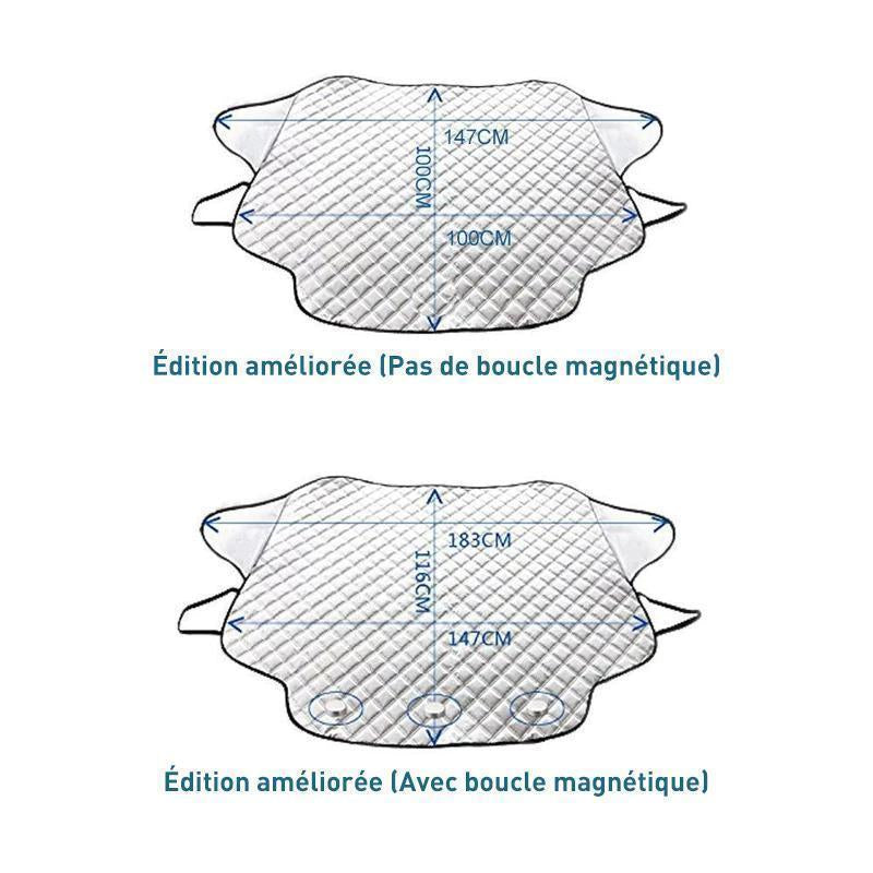 Couverture de Pare-brise de Voiture Magnétique