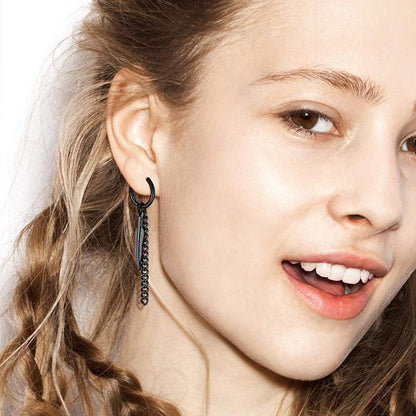 Ensemble de Boucles D'oreilles Personnalité Tendance en Acier Titane