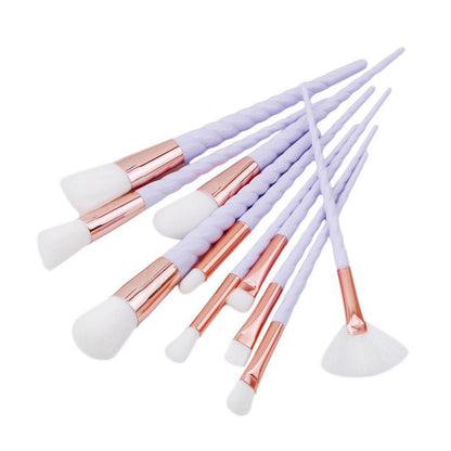 10pcs Brosse de Maquillage de Licorne