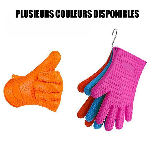 Gants En Silicone Avec Résistance À La Chaleur