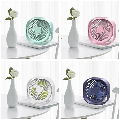 Mini Ventilateur de Chargement USB Carré