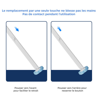 Système de nettoyage des toilettes à usage unique