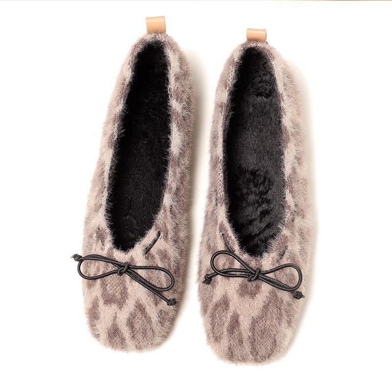 Chaussures simples en peluche automne