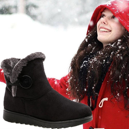 Bottes de neige chaudes pour femmes, 1 paire