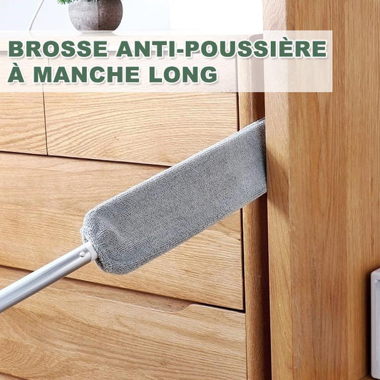 Écart de poussière brosse à long manche