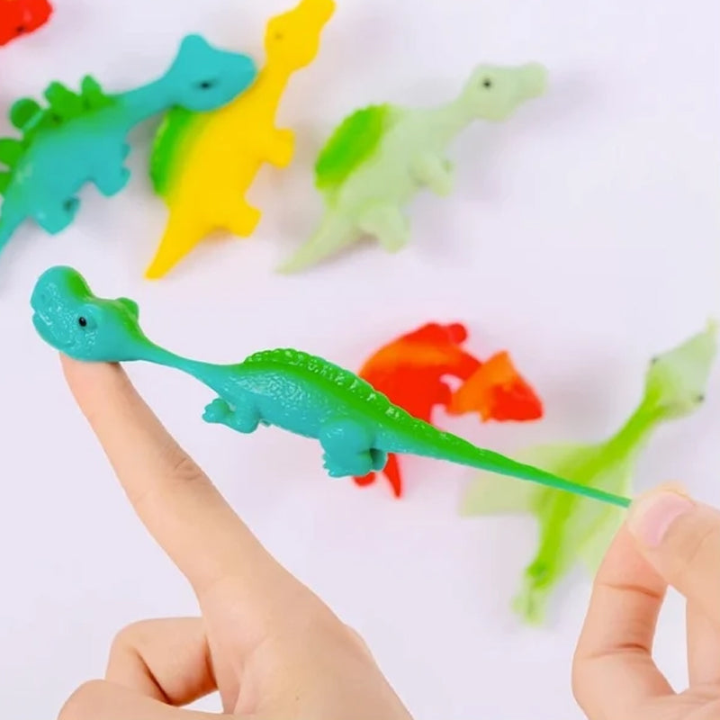 Jouets de doigt de dinosaure de fronde