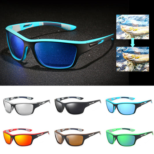 Lunettes de soleil de sport avec verres polarisants anti-reflets