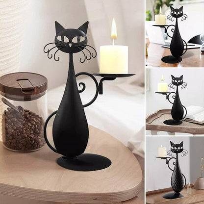 Bougeoir Chat Noir