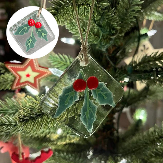 Décoration en verre pour l'arbre de Noël